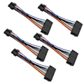 Miniatyrbillede 4 af 8: 5 stk. Strømkabeladapter ATX 24pin til 12pin Ledningskonverter 15cm PVC Kobber til Stationær Computer