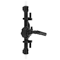 Miniatyrbillede 1 af 8: Plast sort RC bil bagaksel til WPL/MN Series 1/16 Militær Lastbil Model Tilbehør