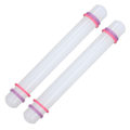Miniatyrbillede 7 af 8: 2 stk. Plastkagerulle Sikker Holdbar Robust Plast Non-stick Overflade Bred Anvendelse Lille Kagerulle