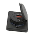 Pikkukuva 8 / 8: 18W PD-auton latausadapteri pistorasia QC3.0 USB pikalataus universaali tulolle 12‑24V auto RV sähkölaitteet