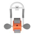 Miniatyrbillede 2 af 8: Magrullerhjul med albuepuder Timer Automatisk Rebound Kernen Styrketræning Træningsudstyr Orange