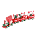 Miniatyrbilde 1 av 8: Juletog leker Sett Miniatyr Farge Tegneserie Juletog Modell for Barn Gutter JenterC