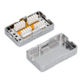Miniatyrbilde 4 av 8: CAT6 koblingsboks ABS Plast RJ45 Enkeltport Skjermet Nettverkstilkoblingsboks med modul