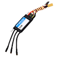 Pikkukuva 8 / 8: 40A RC-vene ESC, kaksisuuntainen vedenkestävä ESC, laivan mallin korvaava ESC, RC-tarvikkeet, musta