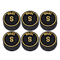 Pikkukuva 5 / 8: 6 kpl Pool Cue -kärjet Ammattimainen Monikerroksinen Biljardi Pool Cue -kärjet Vaihto Pool Cue ja Snooker 14mm S