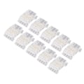 Pikkukuva 3 / 8: 10 kpl COB LED-nauhajohdinliitäntää 4-napainen 10 mm läpinäkyvä juotosvapaa LED-sovitinliitäntä kotiin, kouluun ja toimistoon