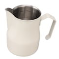 Miniatyrbilde 7 av 8: Melkeskummerkanne 304 rustfritt stål munnstykke kaffe latte kanne kopp for kontor Matt hvit 350 ml