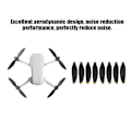 Miniatyrbillede 7 af 8: 2 Par RC Drone 4726F Propeller Udskiftning Støjreduktion Passer til DJI Mavic Mini (Guld + Sort)