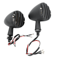 Miniatyrbild 2 av 8: 2 st LED Blinkers Lampa Indikator Ljusstark Gul Färg Vattentät Passar för Honda Retro Motorcykel Svart