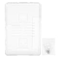 Miniatyrbillede 1 af 8: Skalskyddende Frosted Box Case Cover ABS til Raspberry Pi 3B 3B+ D-Style med skruer (Transparent)