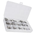 Miniatyrbillede 7 af 8: 400 Styk E-klips Sikringsring 604 Rustfrit Stål Sortiment Sæt Kit til Lejer