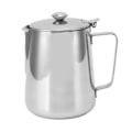 Miniatyrbillede 1 af 8: Mælkeskummende Dampkande Rustfrit Stål Kaffe Mælkekop Mælkeskummekop med Låg