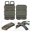 Miniatyrbillede 4 af 8: Portabel Mag Fast Attach Pouch Molle System Modul Dobbelt Ammo Holder Bærer Army Green