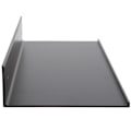 Miniatyrbillede 7 af 8: Sort badeværelse Enkellags Space Aluminium Matt Hylde (#50cm)