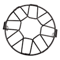 Miniatyrbilde 5 av 8: Motorsykkel Frontlysgrill Grill Frontlys Mesh Grillbeskyttelse Universal for motorsykkel med 6,5 tommers frontlys dobbelt tverrsnitt