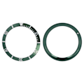 Miniatyrbillede 8 af 8: Professionelt armbåndsur Bezel Insert Loop Udskiftning Watch Bezel Insert Ring Tilbehør Grøn