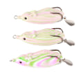 Miniatyrbillede 7 af 8: 3 stk. pailletkonvertering Blød kunstig simulering Slangehoved lokkemad fiskegrej 3#