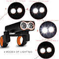 Miniatyrbilde 5 av 8: 2000lm LED sykkellys USB sykkellys Oppladbar lampe lommelykt for sykling