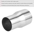 Miniatyrbillede 7 af 8: Universal rustfrit stål udstødningsrørskontakt Røradapter Reducer Modificeret del 63MM / 76MM