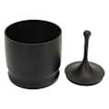 Miniatyrbillede 2 af 8: Doseringsringe Tryk Aluminiumlegering Anti-flyvende Kaffe Pulver Picker Kaffe Tilbehør 58 mm Sort