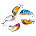 Miniatyrbilde 2 av 8: 5 stk 3 cm 3D holografiske øyne Minifiskedrag Flytende Micro Bass Bait Crankbait Diskantkrok