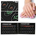 Miniatyrbilde 6 av 8: Neglekunst Øvingsmal Læringsbok Manikyr Tegning Maling Øvingsbøker 02#