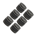 Miniatyrbillede 3 af 8: 6 stk Tennisracket Greb Tape PU Frost Anti-slip Svedabsorption Badmintonracket Tape Sporttilbehør Sort