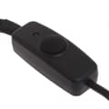 Pikkukuva 3 / 5: USB C -kaapeli virtakytkimellä USB Type C uros-naaras virtajohto