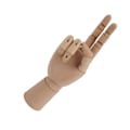Miniatyrbild 8 av 8: Flexibel trähandmodell Rörlig träkonstnärsdocka Handfigur Handmodell för skissning Ritning Målning 7116A 0201 Högerhand liten