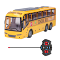 Miniatyrbillede 4 af 8: Fjernstyret Bus Børn Simuleret LED-lys RC Skolebus Elektronisk Køretøjslegetøj Fødselsdagsgave