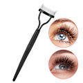 Pikkukuva 6 / 8: Kauneus Meikki Ripsien Erotin Taitettava Metalli Ripsiharja Kampa Mascara Curl Tool