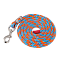 Miniatyrbilde 6 av 8: Hesterepe tykt Bærbar myk nylon dyrekoppel med legering krok for storfe hunder 9,8 fot Blå Orange