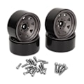 Pikkukuva 1 / 8: 4 kpl 1,9 tuuman RC-vanteet Universal Fit Vahva tuki 8-puolainen vanteiden sarja Axial SCX10 II SCX10 III Titanium