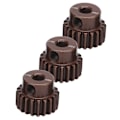 Miniatyrbillede 7 af 8: 3 stk. RC 3,175 mm 48DP 20T stålpiniongearsæt til 1/10 RC bil børsteløs børstet motor