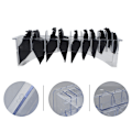 Miniatyrbild 8 av 8: Limit Comb Förvaringslåda Hårklippare Positionering Bromsok Kam Organizer Case10 platser