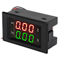 Miniatyrbilde 8 av 8: YB4835VA DC 0 til 300V 50A Dobbel skjerm Strømvoltmeter Vanntett støvbestandig LED-spennings Amperemeter
