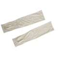 Miniatyrbillede 1 af 8: Udendørs Solbeskyttelse Armærmer Hvid Nylon Åndbar Komfortable Solærmer til Cykling Fodbold Open End Design Hvid