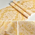 Miniatyrbillede 5 af 8: 0,53M×9,5M 3D Europæisk Stil Tapet Non Woven Moderne Tapet til TV i Stuen Soveværelse Baggrund Rød