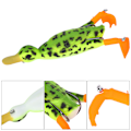 Miniatyrbild 8 av 8: Vattenyta Artificiell Simulering Ankfiske Lure Topwater Age med Propeller för Weever Catfish