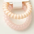 Miniatyrbilde 8 av 8: Hårring Elastisk Transparent Frost Sød Enkel Hårpynt for Studenter Kvinner Rosa