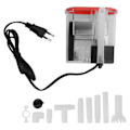 Miniatyrbilde 1 av 8: Hang On Filter Liten Akvarium PlugIn Filter med Oljefilmbehandling EU-kontakt 220V