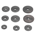 Pikkukuva 1 / 8: 9 kpl metallivaihteiden sarja Mini-sorvi- ja leikkauskoneille 2xT60 2xT50 1xT45 2xT40 1xT35 1xT30