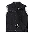 Miniatyrbillede 1 af 5: Youthup Retro Distressed Denim Vest til Mænd