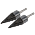 Miniatyrbild 2 av 8: 2st Twist Wood Splitter Wood Cone Punch Borr Split Tool Hardware 32mm