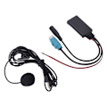Miniatyrbillede 6 af 8: Bluetooth AUX IN-kabeladapter Stereo fuld hastighed med udskiftelig mikrofon til Alpine 2009-op