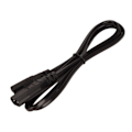 Miniatyrbillede 5 af 8: IEC 320 C8 Stik til C7 Strømkabel 3,3 fod 1500W 2,5A Varmebestandig Vandafvisende Strømkabelforlænger til Skrivebordslamper