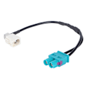 Miniatyrbillede 7 af 8: 2 til 1 MIB Antenneadapter G FAKRA Radio til RCD330G RCD330 RCN210 RCD510 Passer til Desay