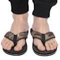 Miniatyrbilde 7 av 8: Sommer lettvekts flipflops flerlags antiskli tøfler EVA flipflops svart bunn(45 )