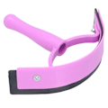 Miniatyrbilde 4 av 8: Hest svetteskrape Ergonomisk håndholdt mykt grep plastgummi ridning Grooming Tool