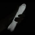 Miniatyrbilde 2 av 8: Luminous Paracord Snøre 9 Kjerner Utendørs Overlevelse Gløder i Mørket Fallskjermtau Hvit